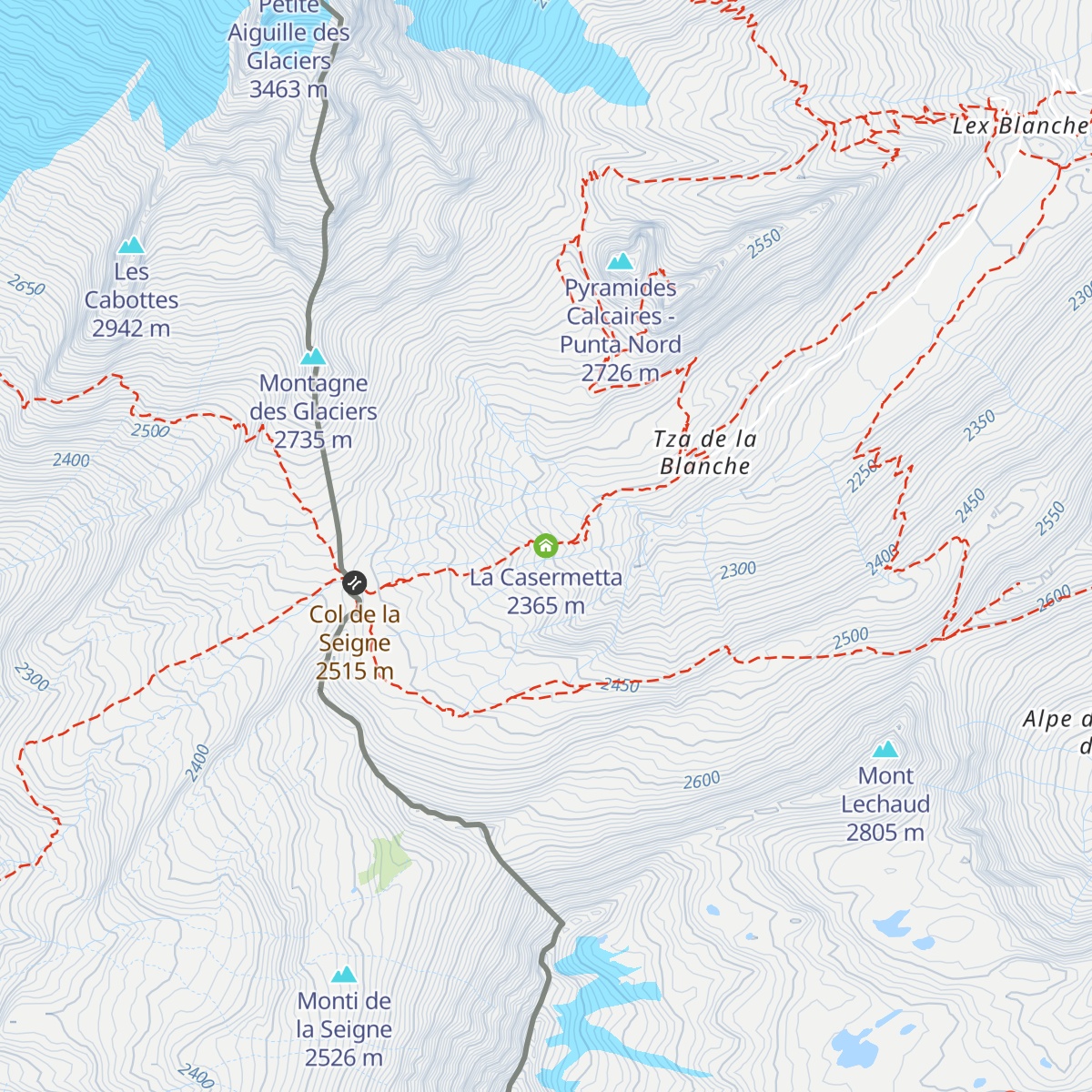 La Casermetta map