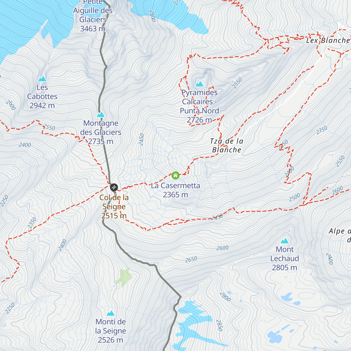 La Casermetta map