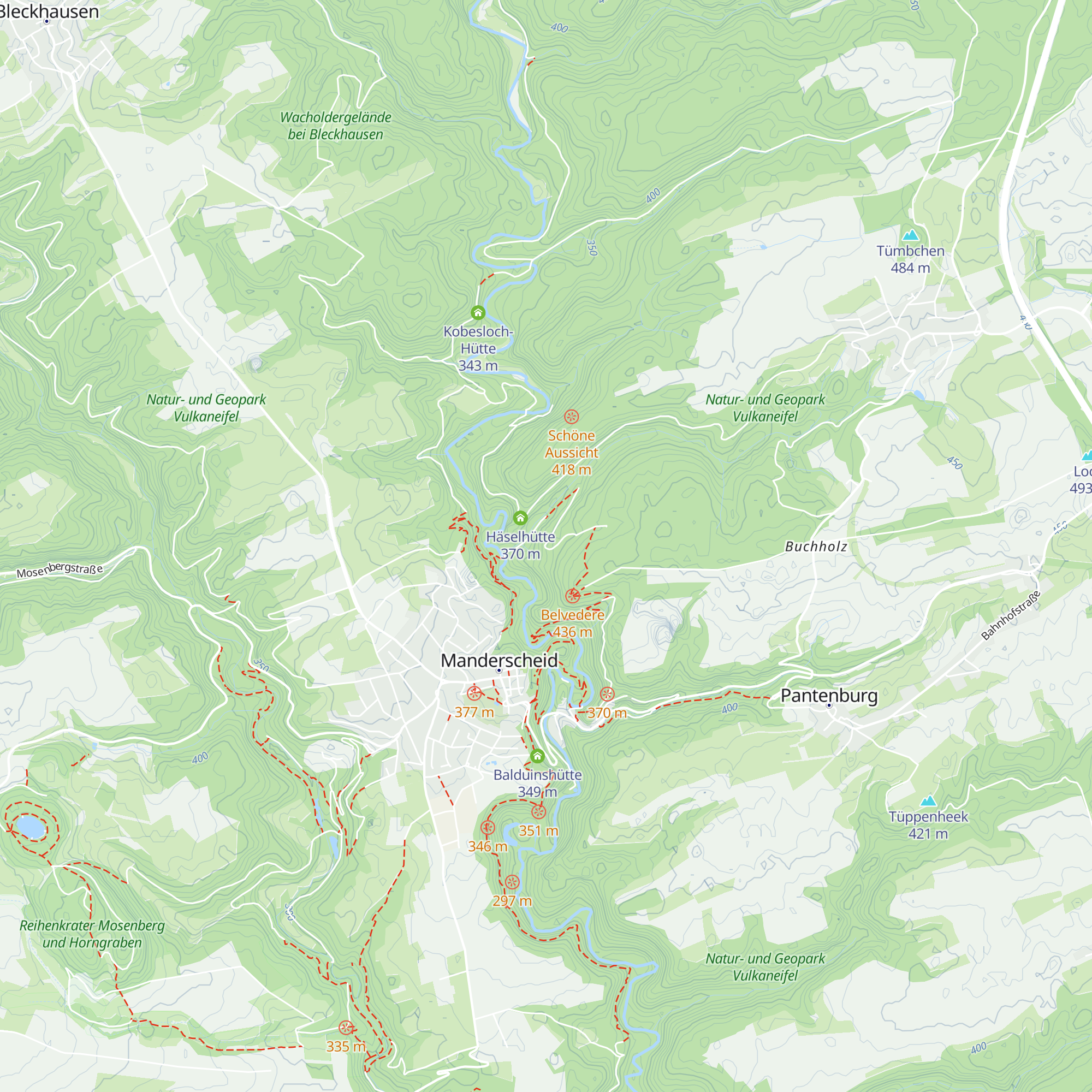 Wolfshütte map