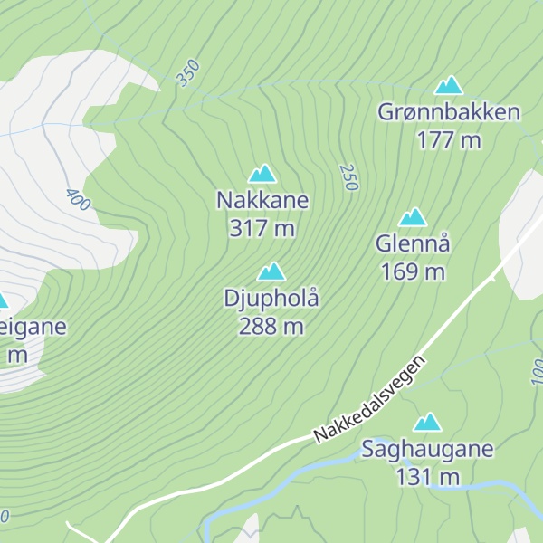 Map of Djupholå