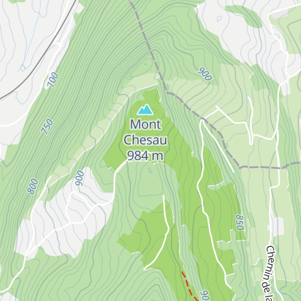 Map of Buvette du Mont Chesau