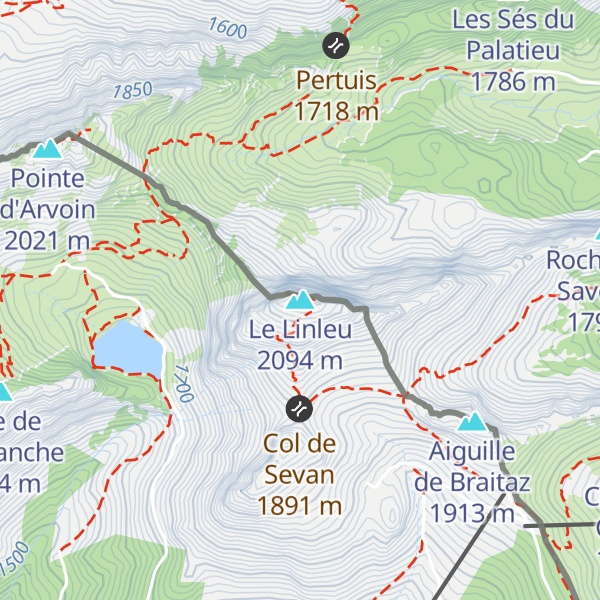 Map of Le Linleu