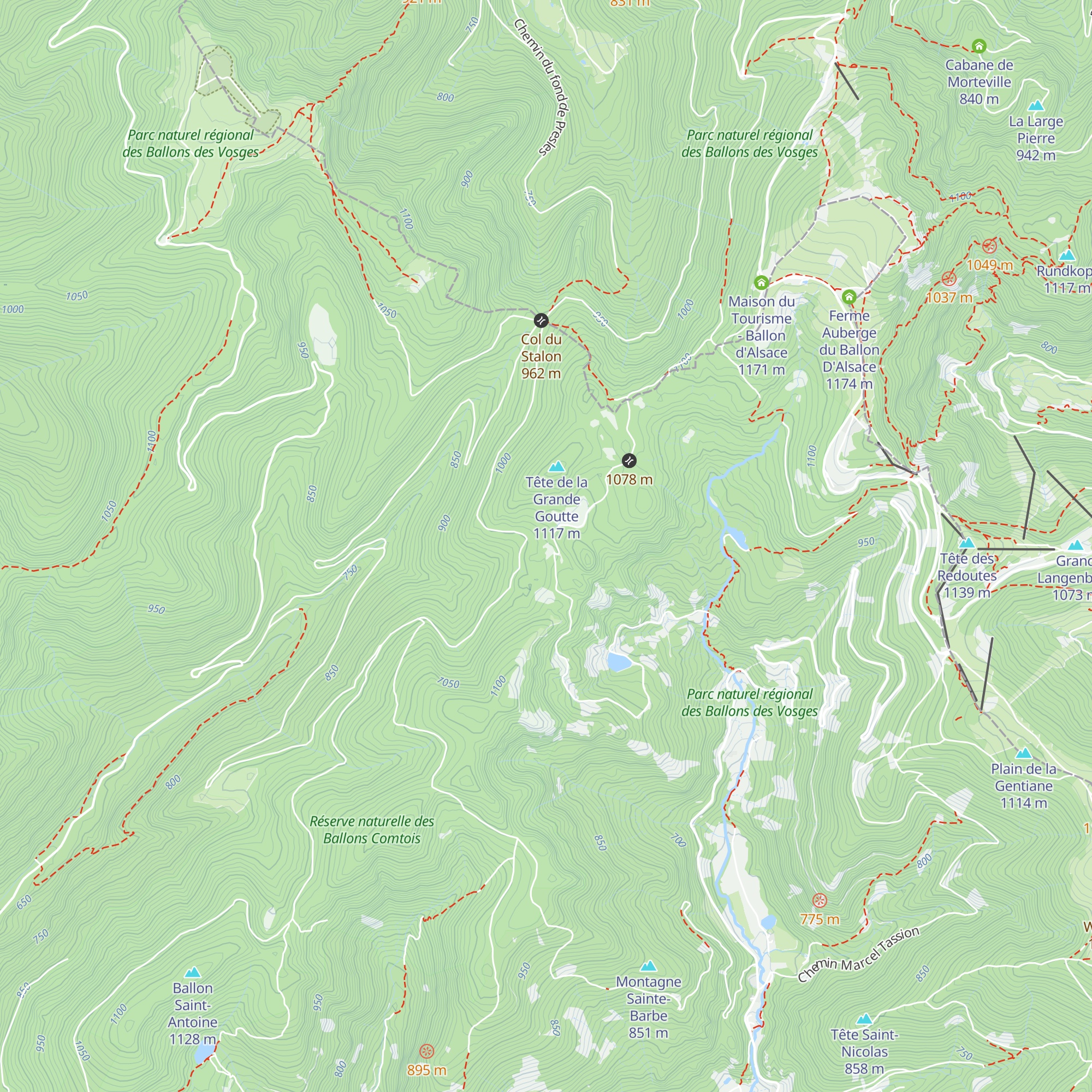 Refuge de la Grande Goutte map