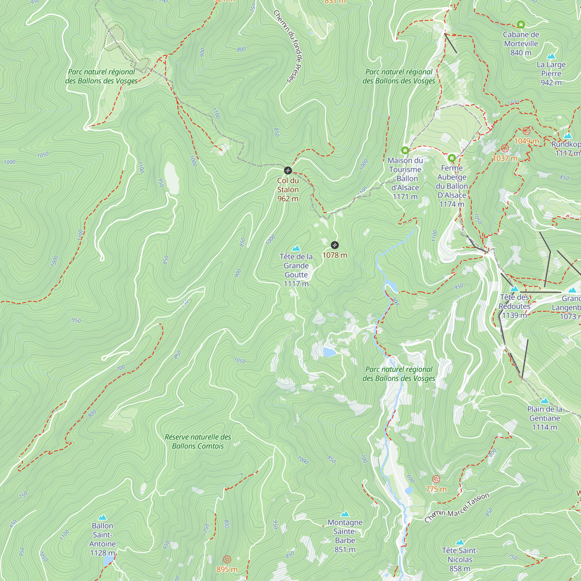 Refuge de la Grande Goutte map