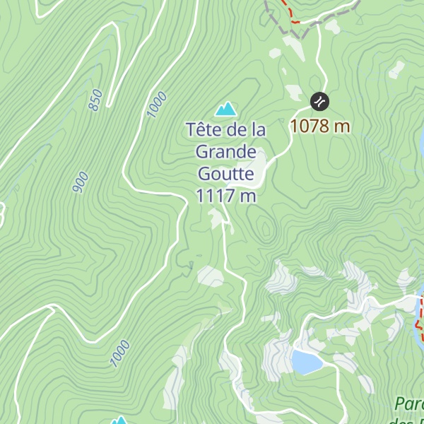 Map of Refuge de la Grande Goutte