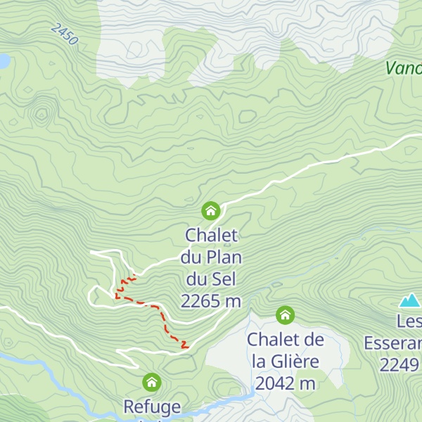 Map of Chalet du Plan du Sel