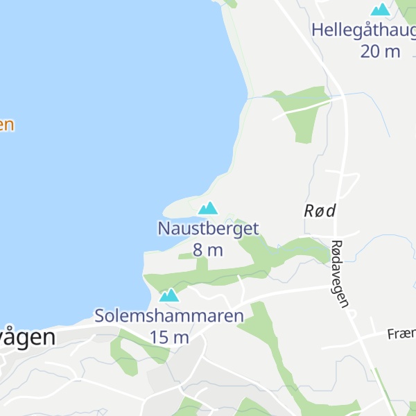 Map of Naustberget