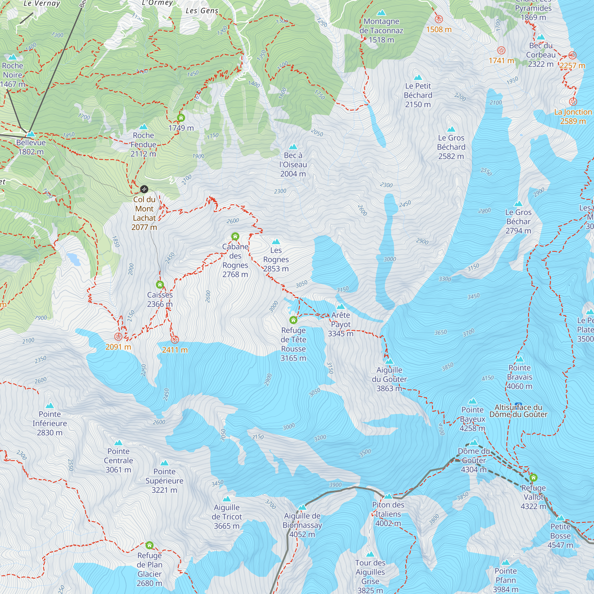 Info Hut map