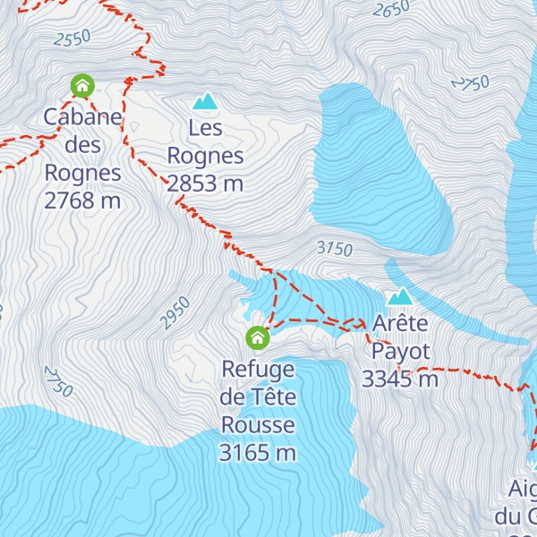 Map of Info Hut