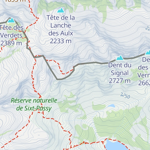 Map of Golette de l'Oule
