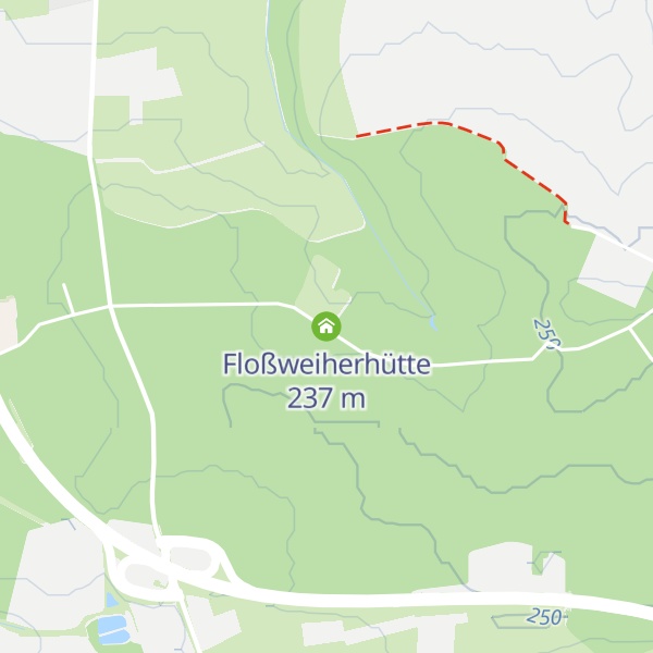 Map of Floßweiherhütte