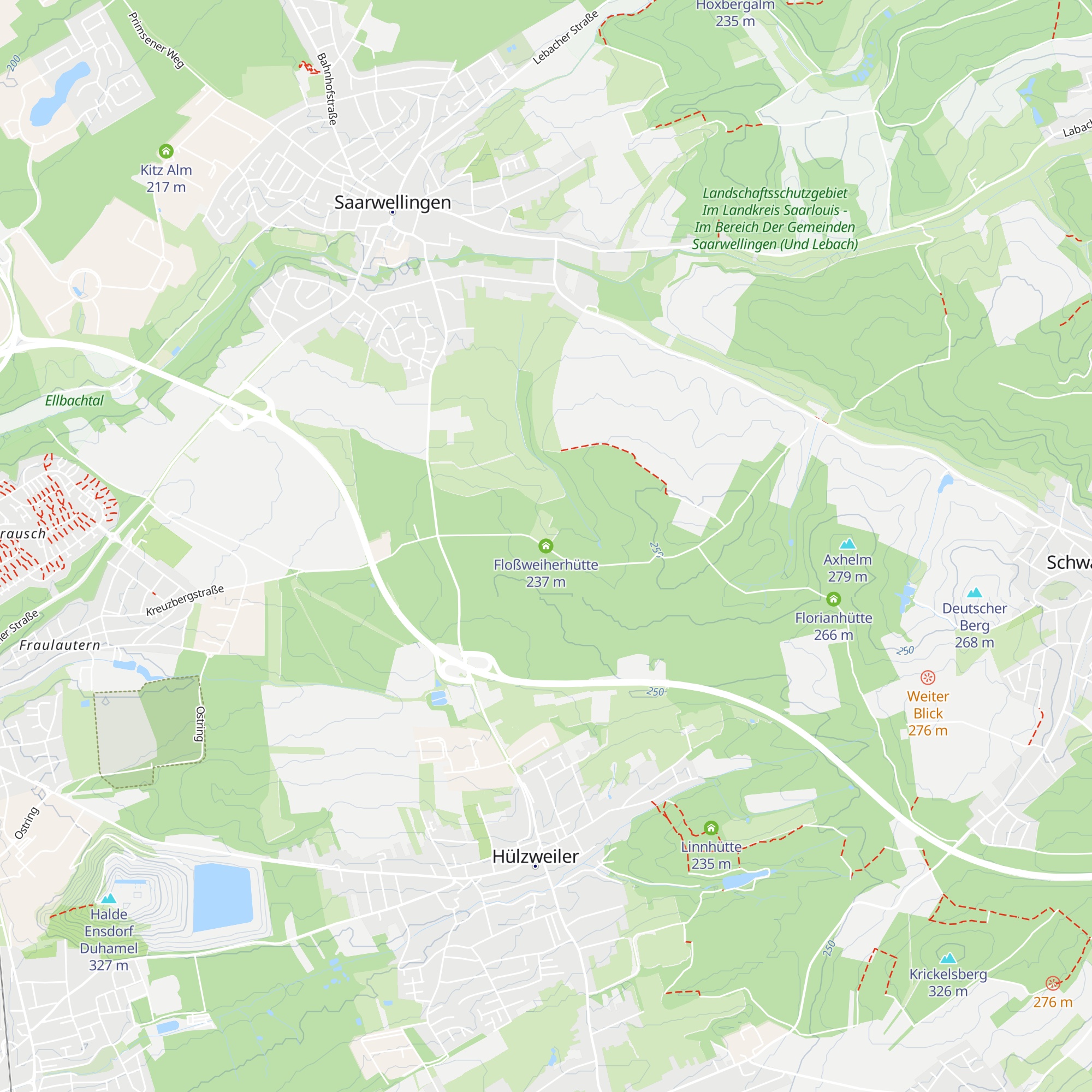 Floßweiherhütte map