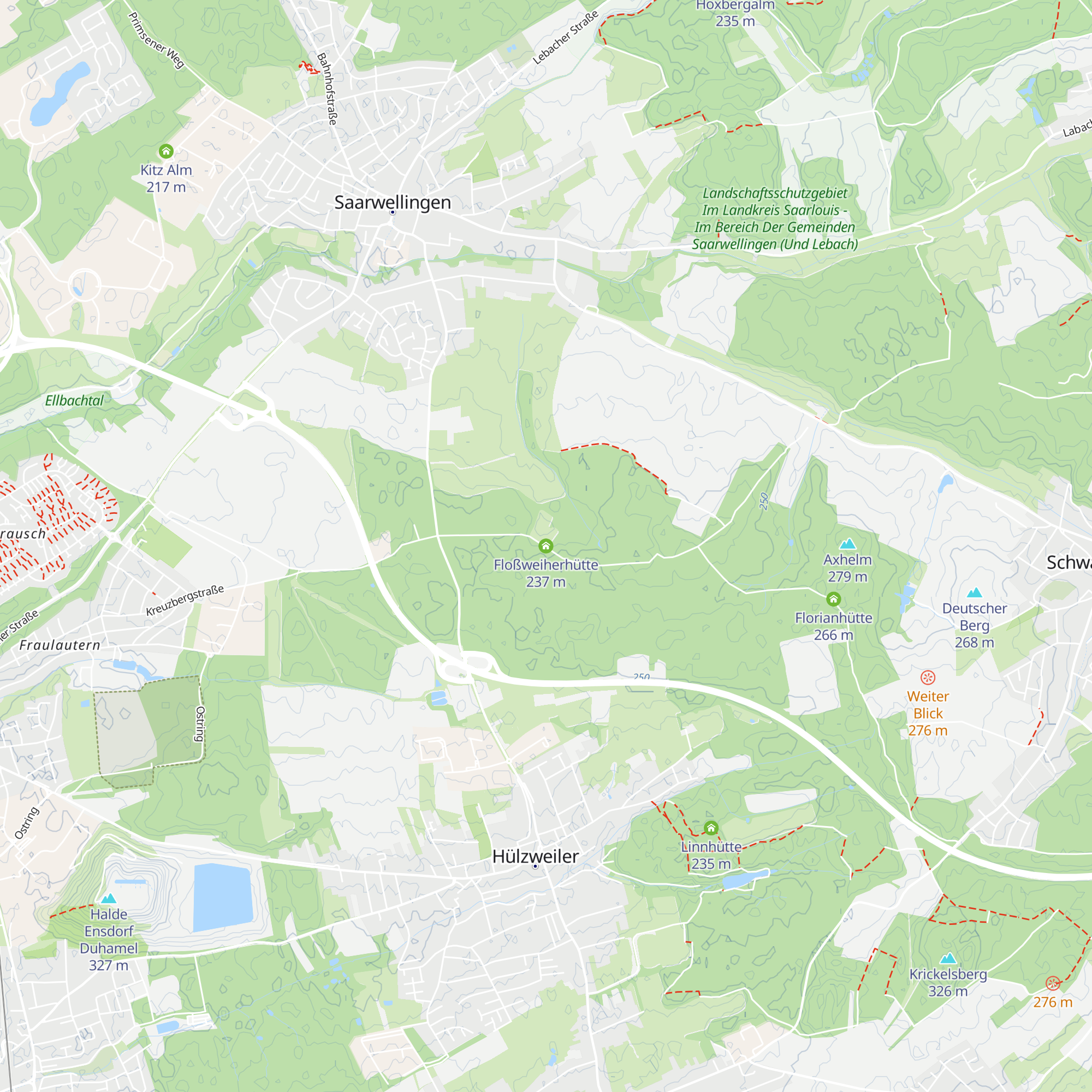 Floßweiherhütte map