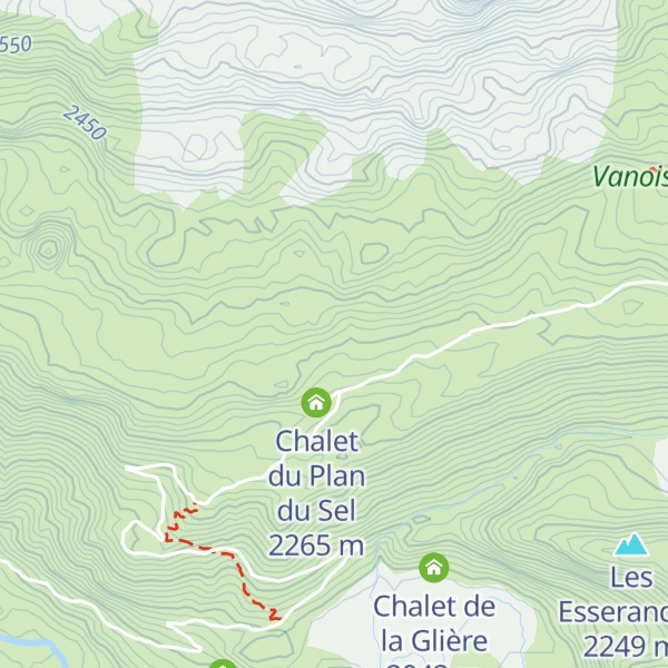 Map of Chalet des Écuries