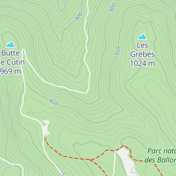 Map of Chalet Forestier de Battion
