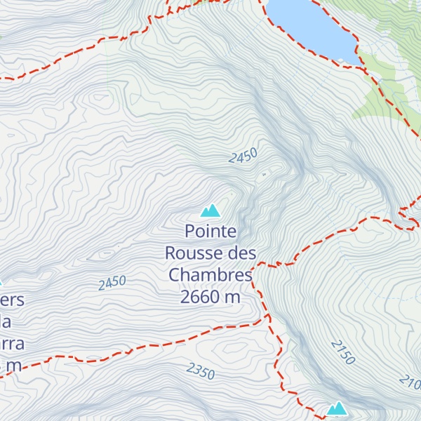 Map of Pointe Rousse des Chambres