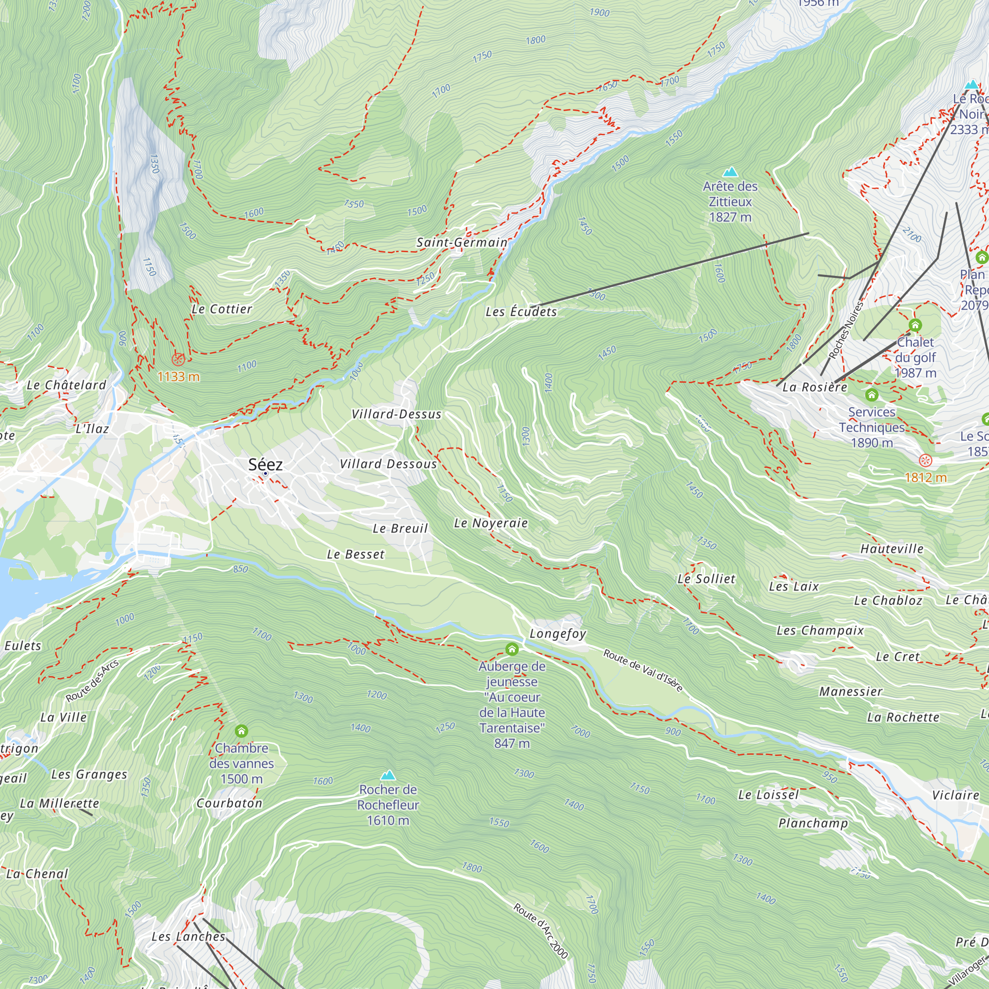 Gîtes et Chambres d'hôtes Molliebon map
