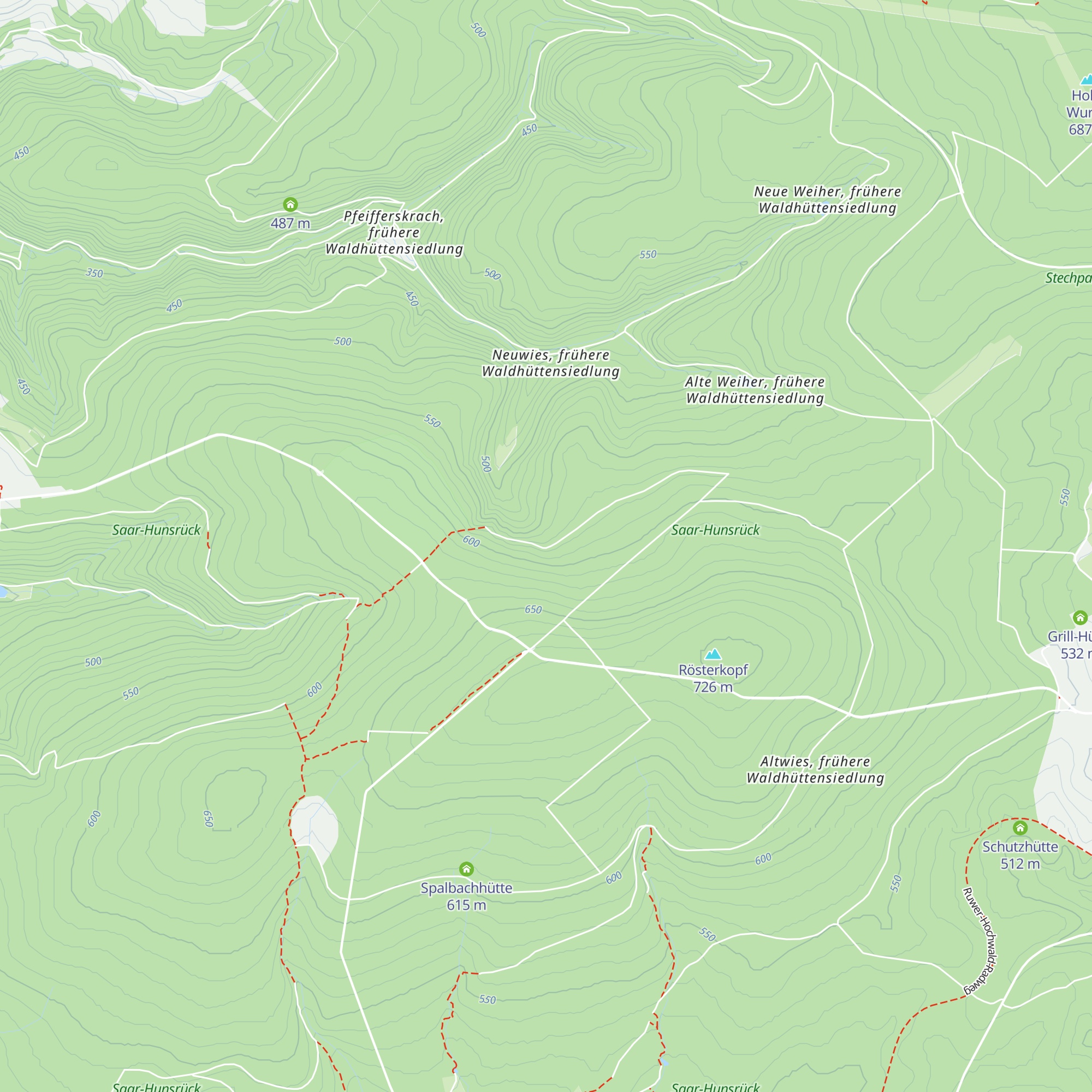 Edrieshütte map