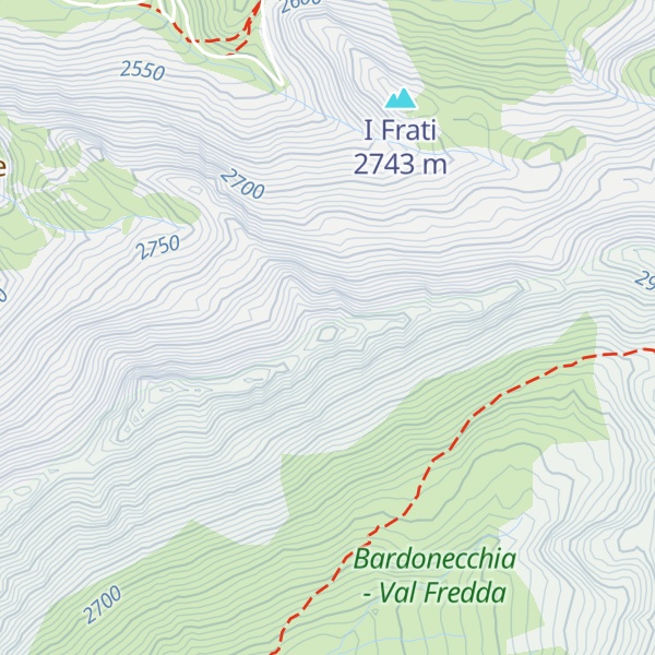 Map of Punta d'Almiane