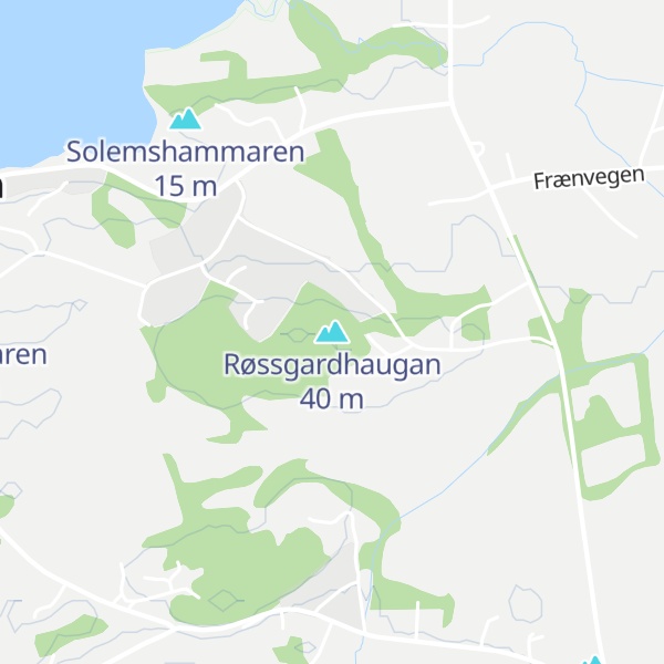 Map of Røssgardhaugan