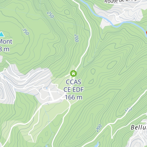Map of CCAS CE EDF