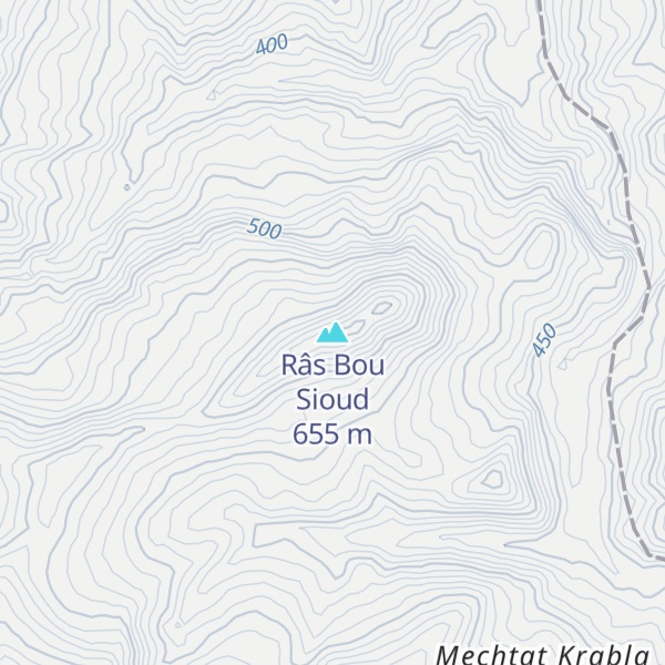 Map of Râs Bou Sioud