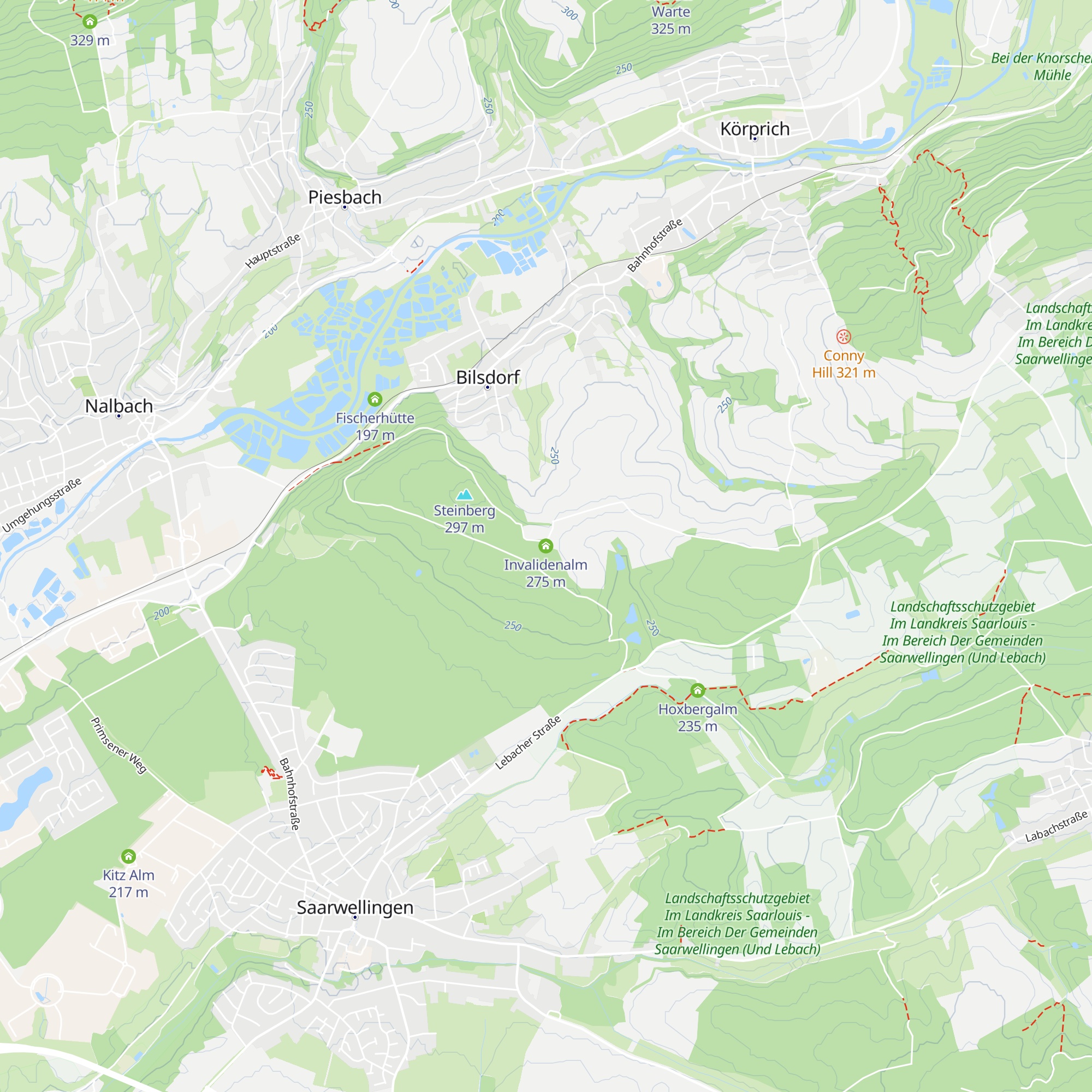 Invalidenalm map