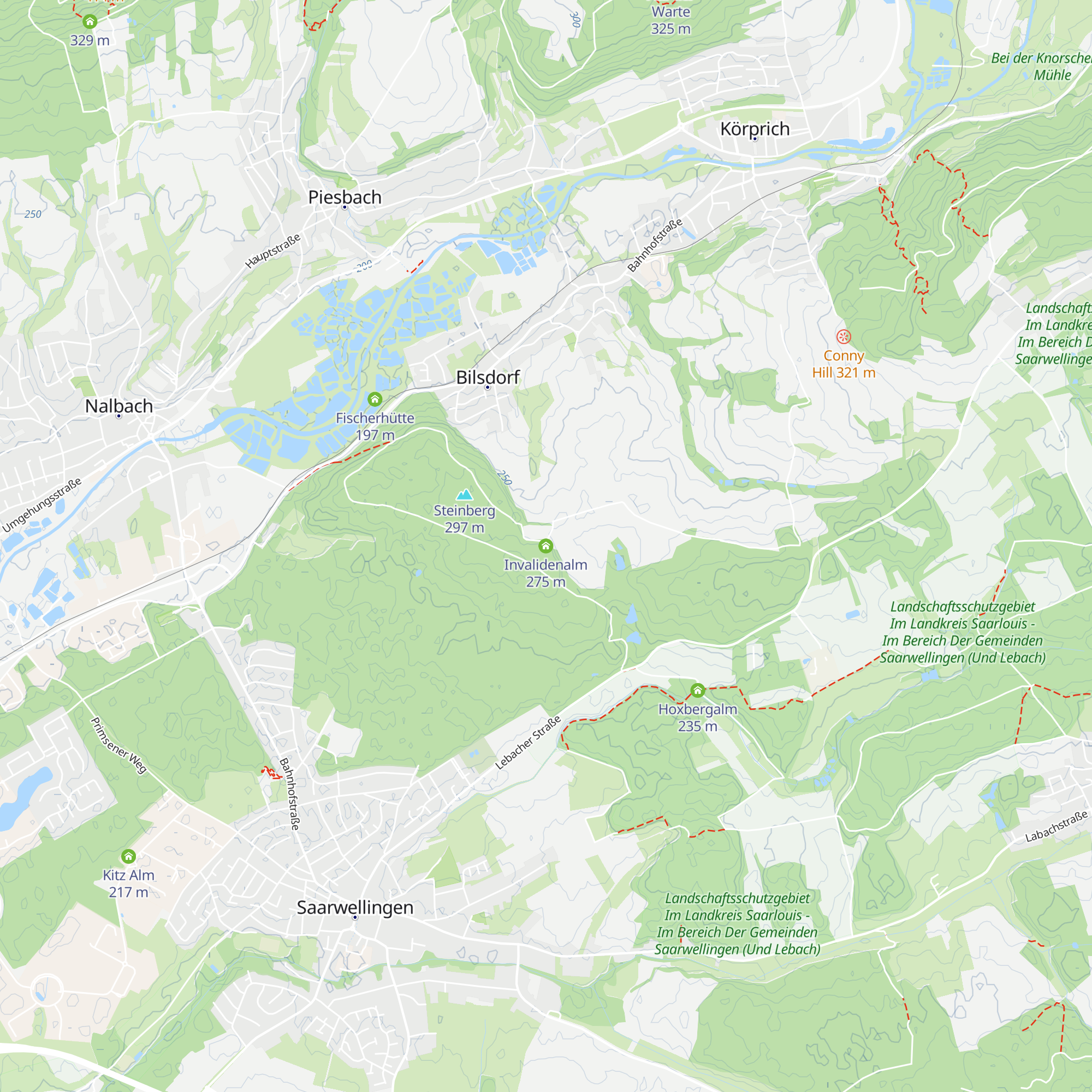 Invalidenalm map