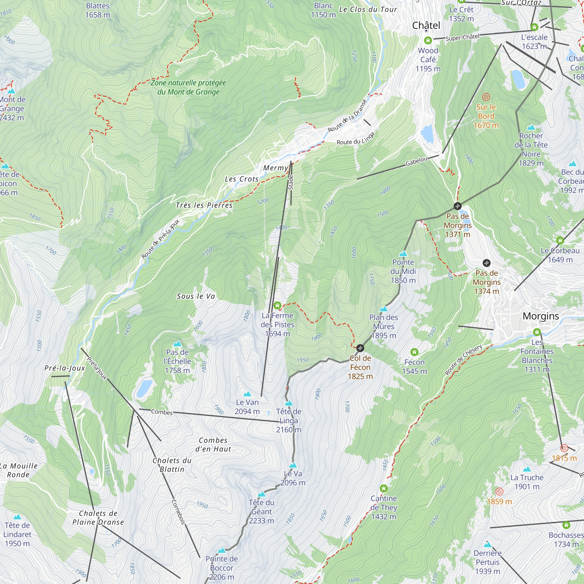 Bienview a la leiche map