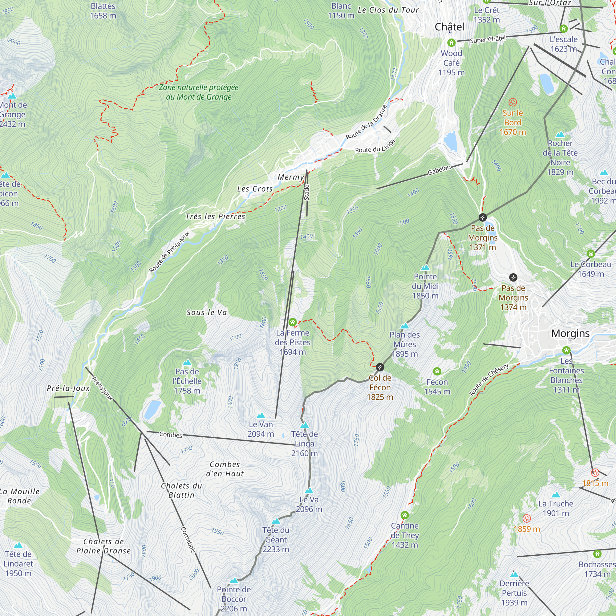 Bienview a la leiche map