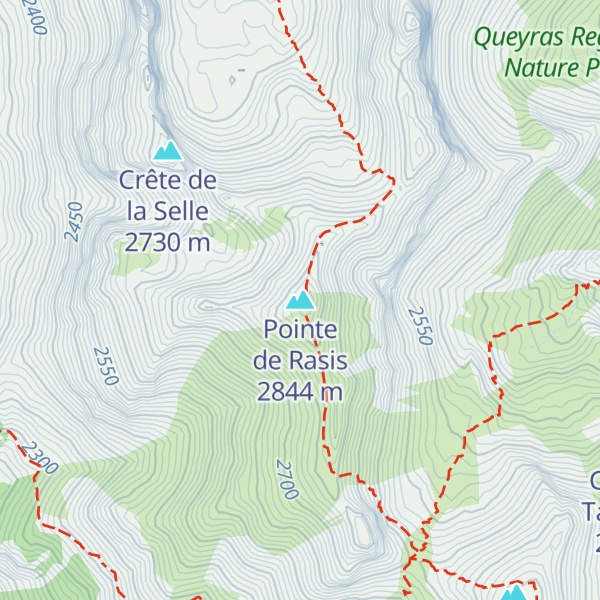 Map of Pointe de Rasis