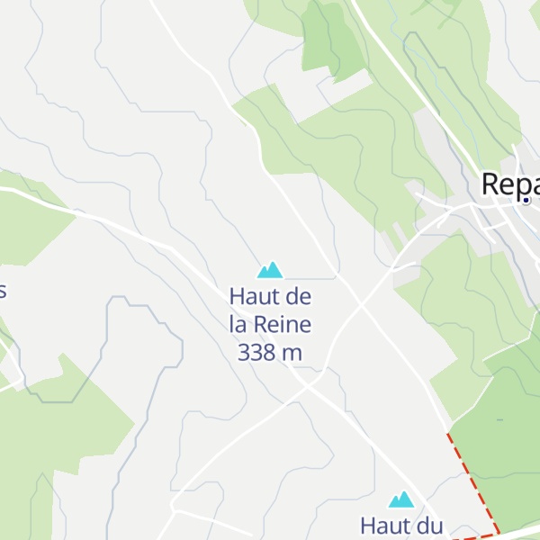 Map of Haut de la Reine
