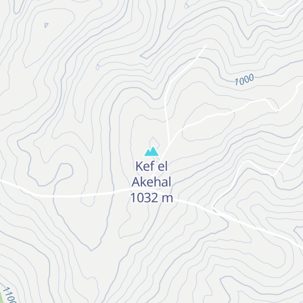 Map of Kef el Akehal