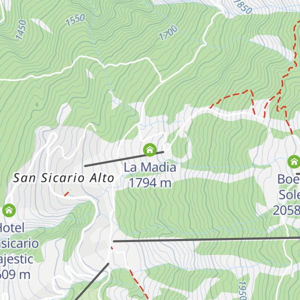Map of La Madia
