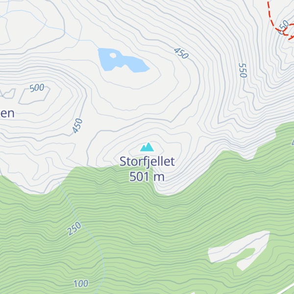 Map of Storfjellet
