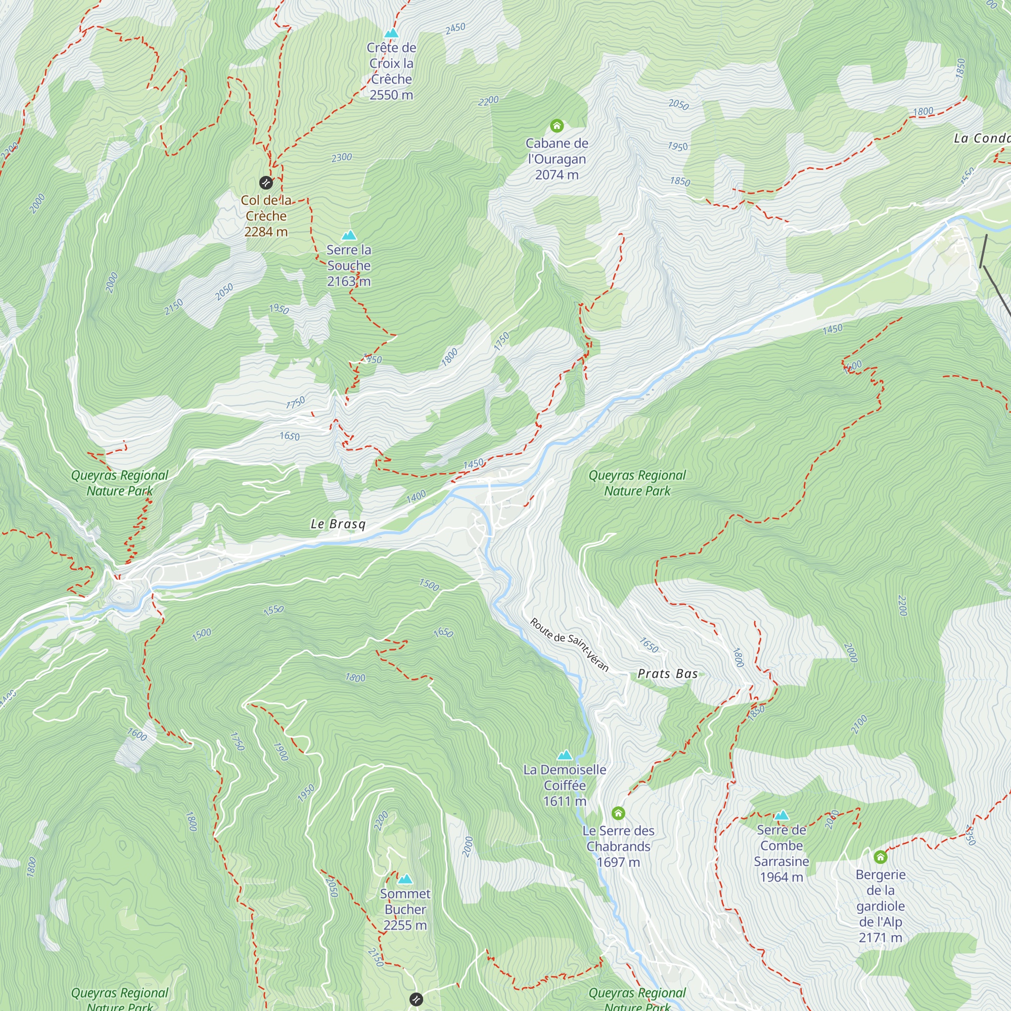 Gîte d'Étape Les Astragales map