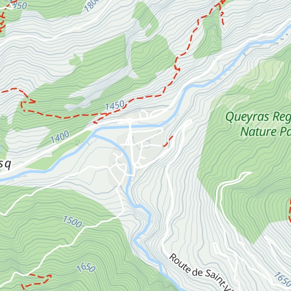 Map of Gîte d'Étape Les Astragales