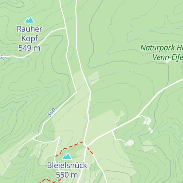Map of Hütte auf Bleielsnuck