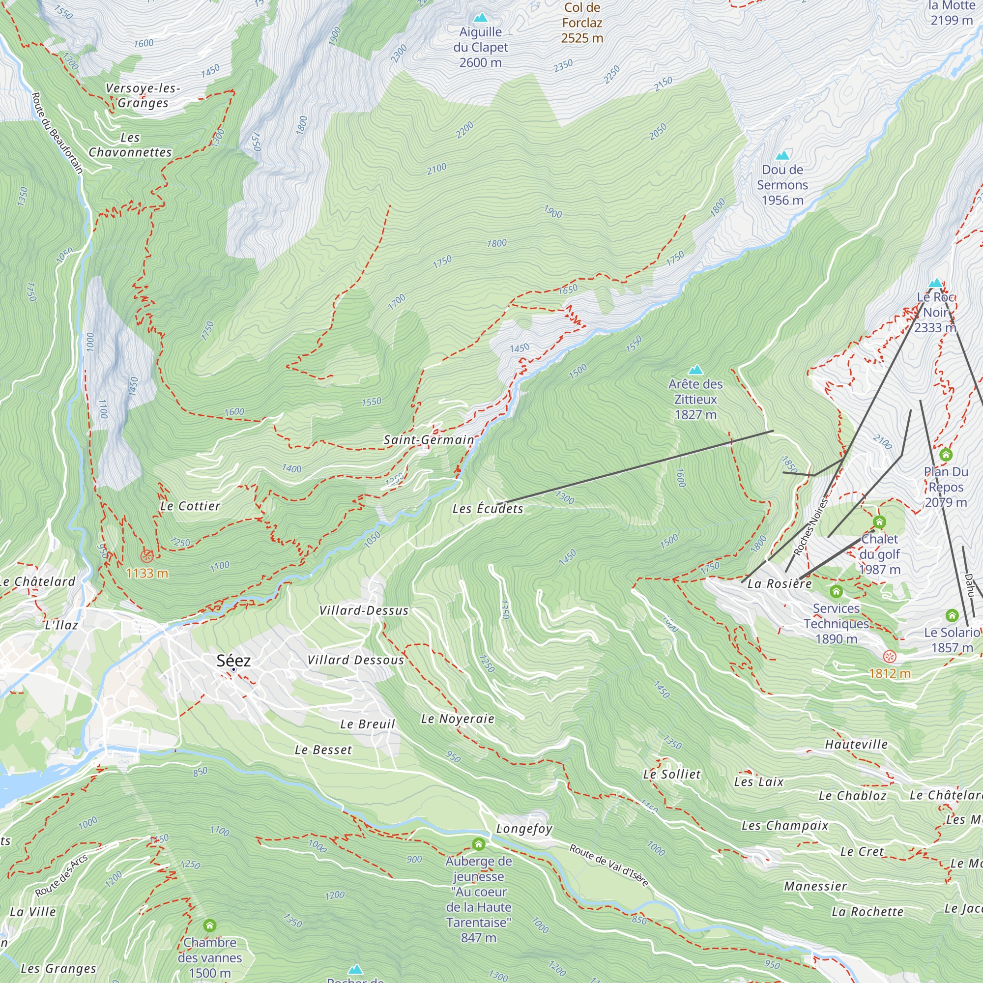 Ferme des Écudets map