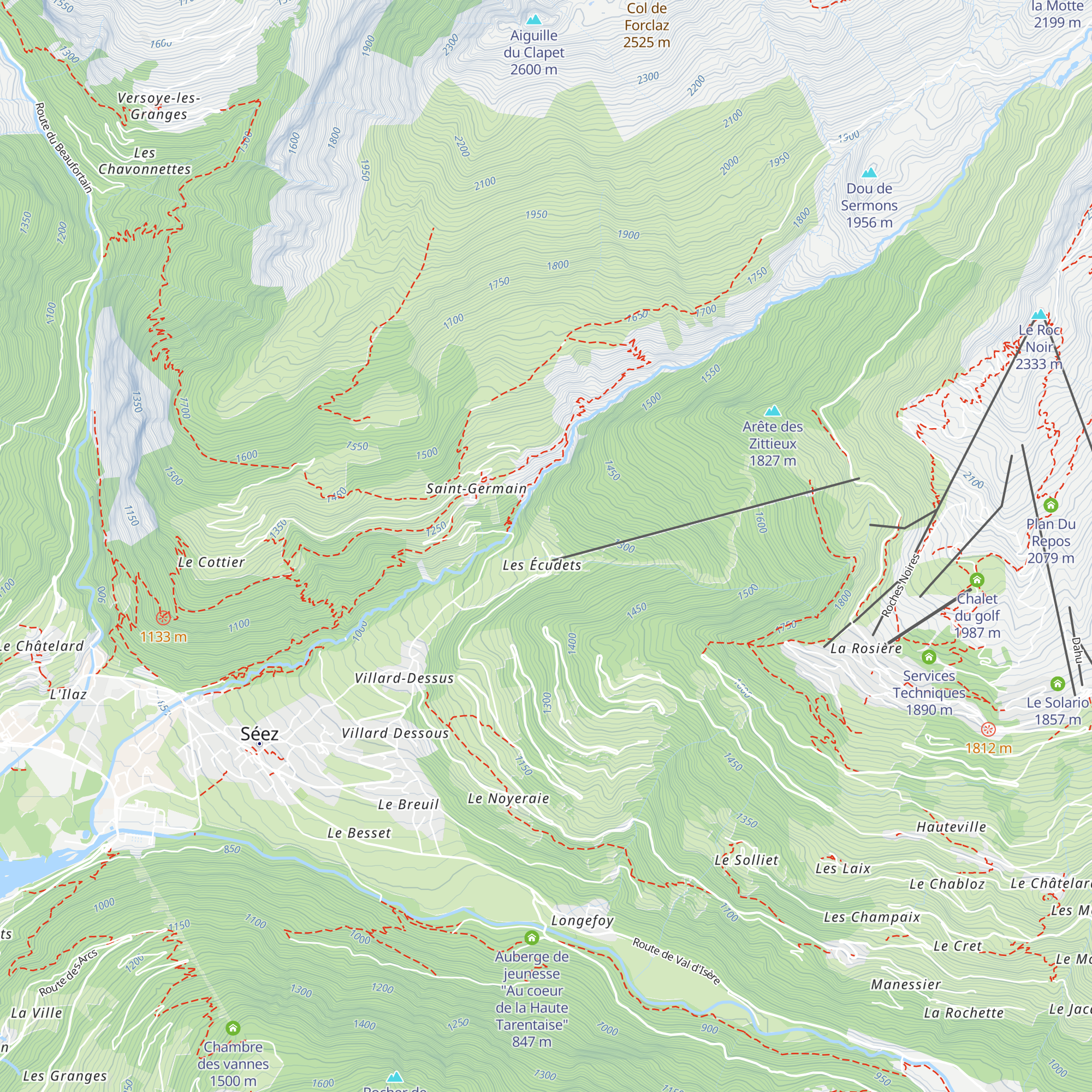 Ferme des Écudets map