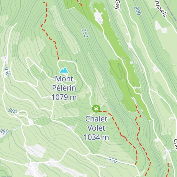 Map of Chalet Butticaz