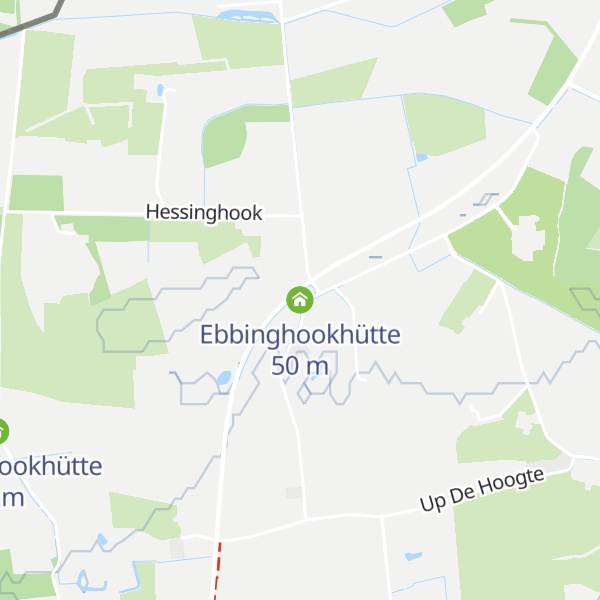 Map of Ebbinghookhütte