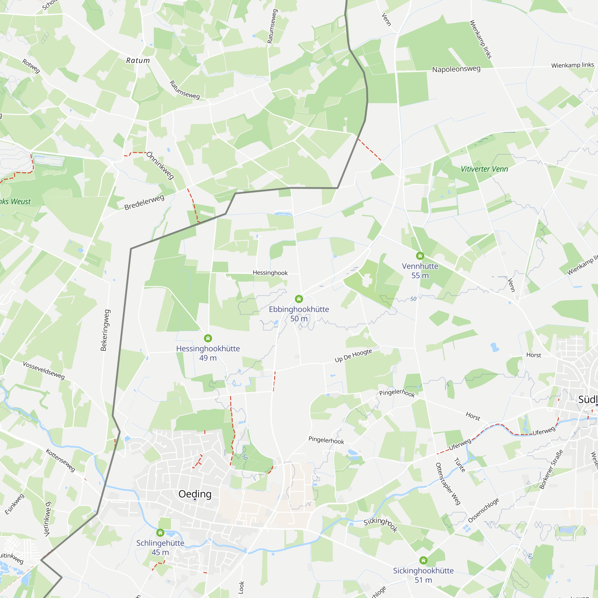 Ebbinghookhütte map
