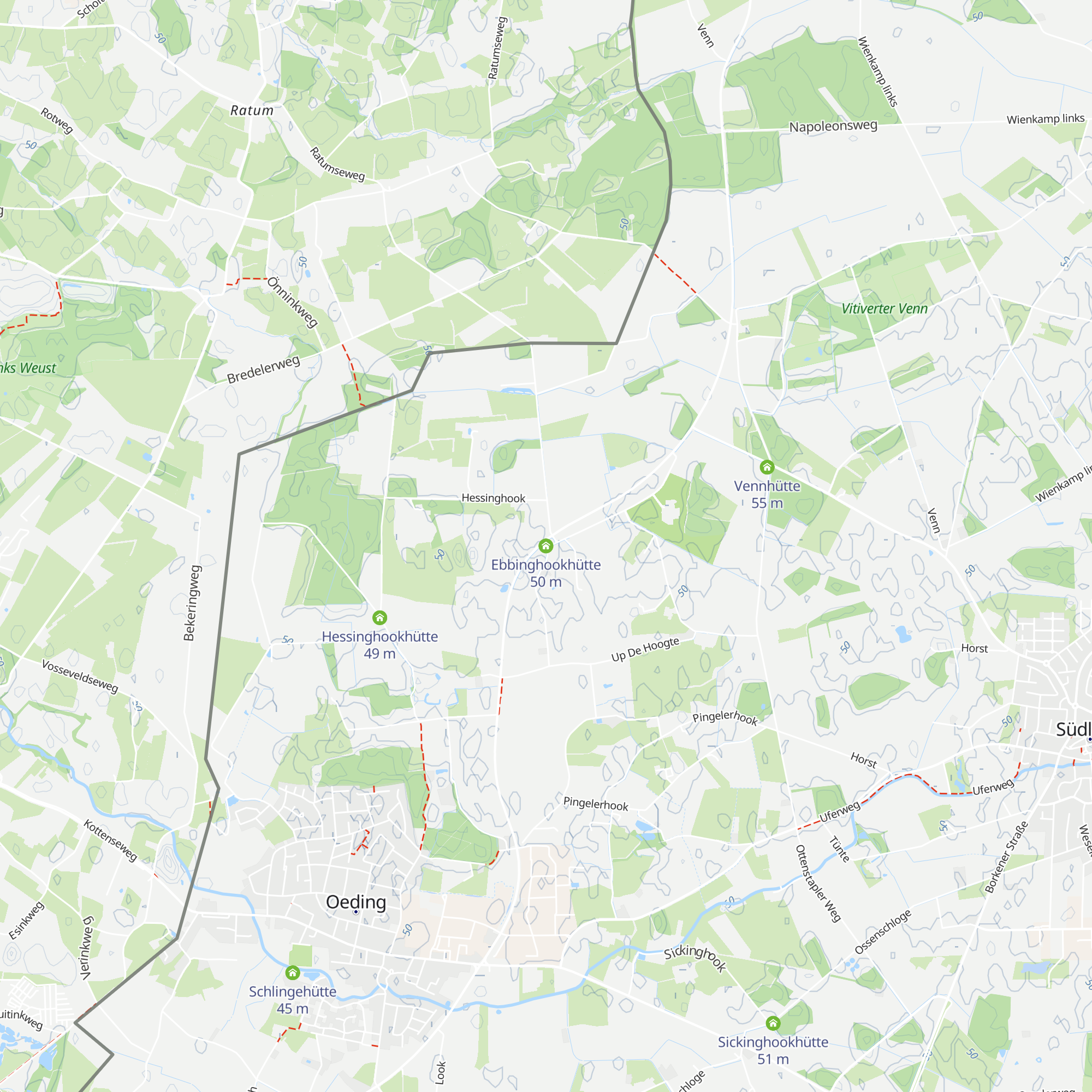 Ebbinghookhütte map