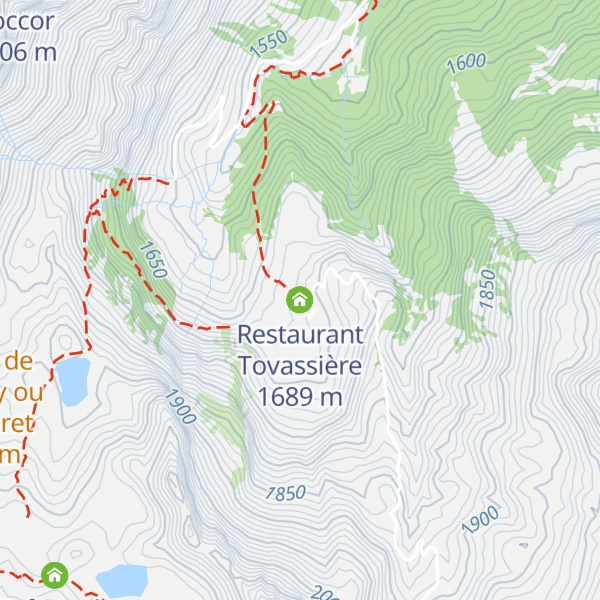 Map of Restaurant Tovassière