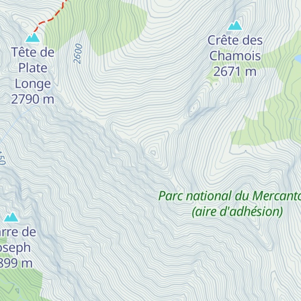 Map of Bec de l'Aigle