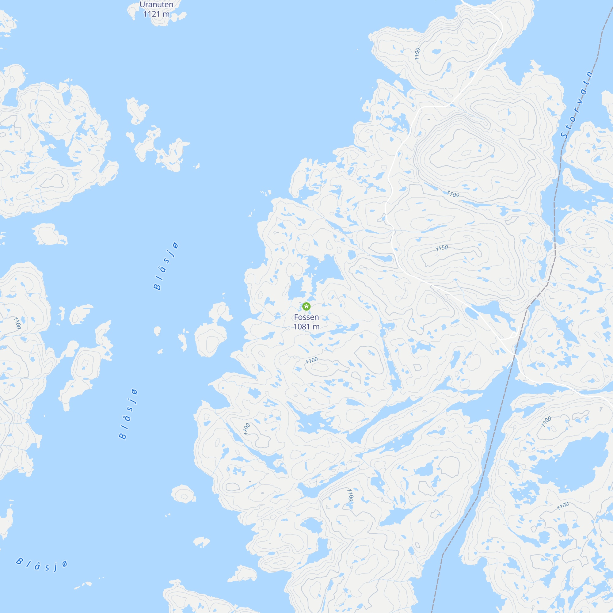Fossen map