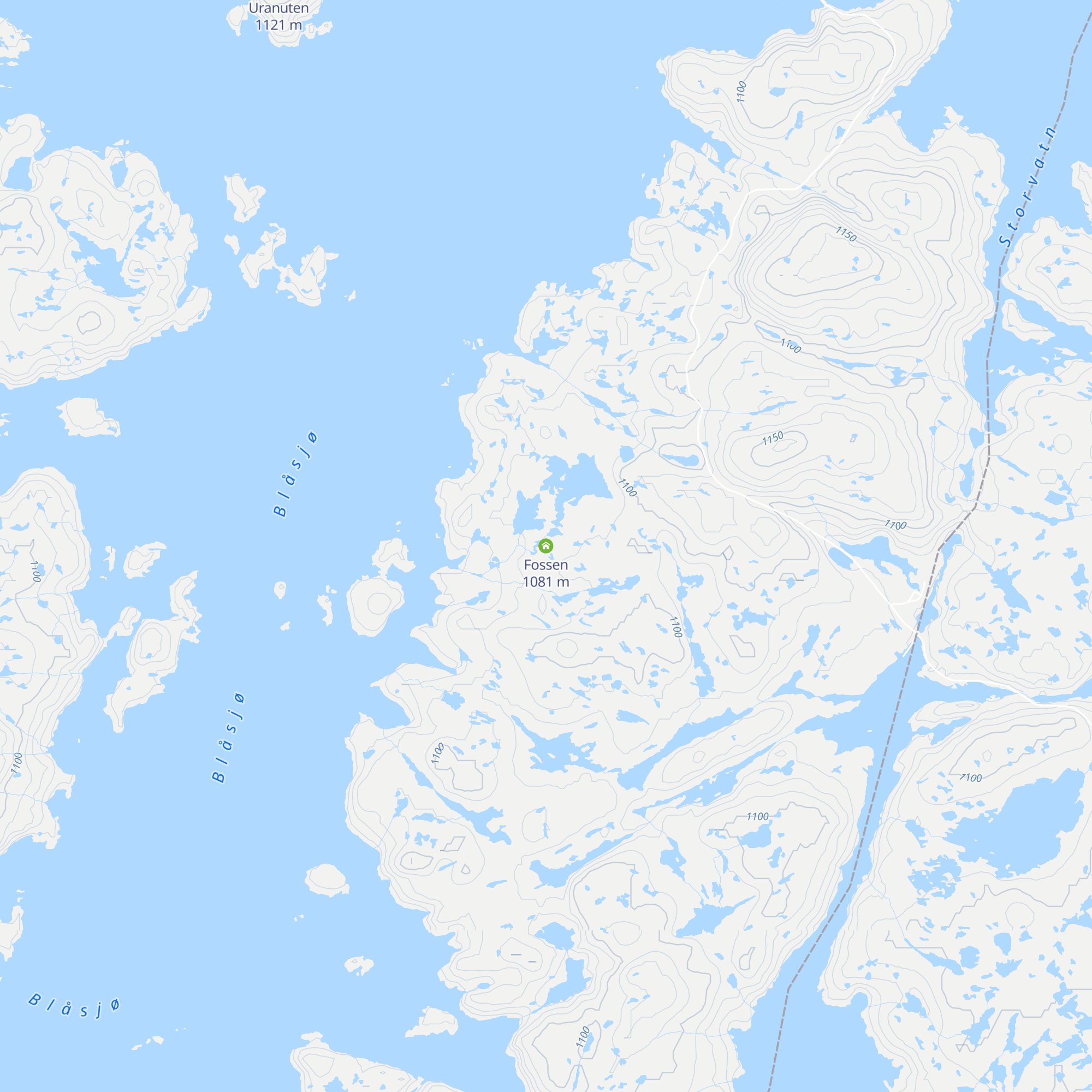 Fossen map