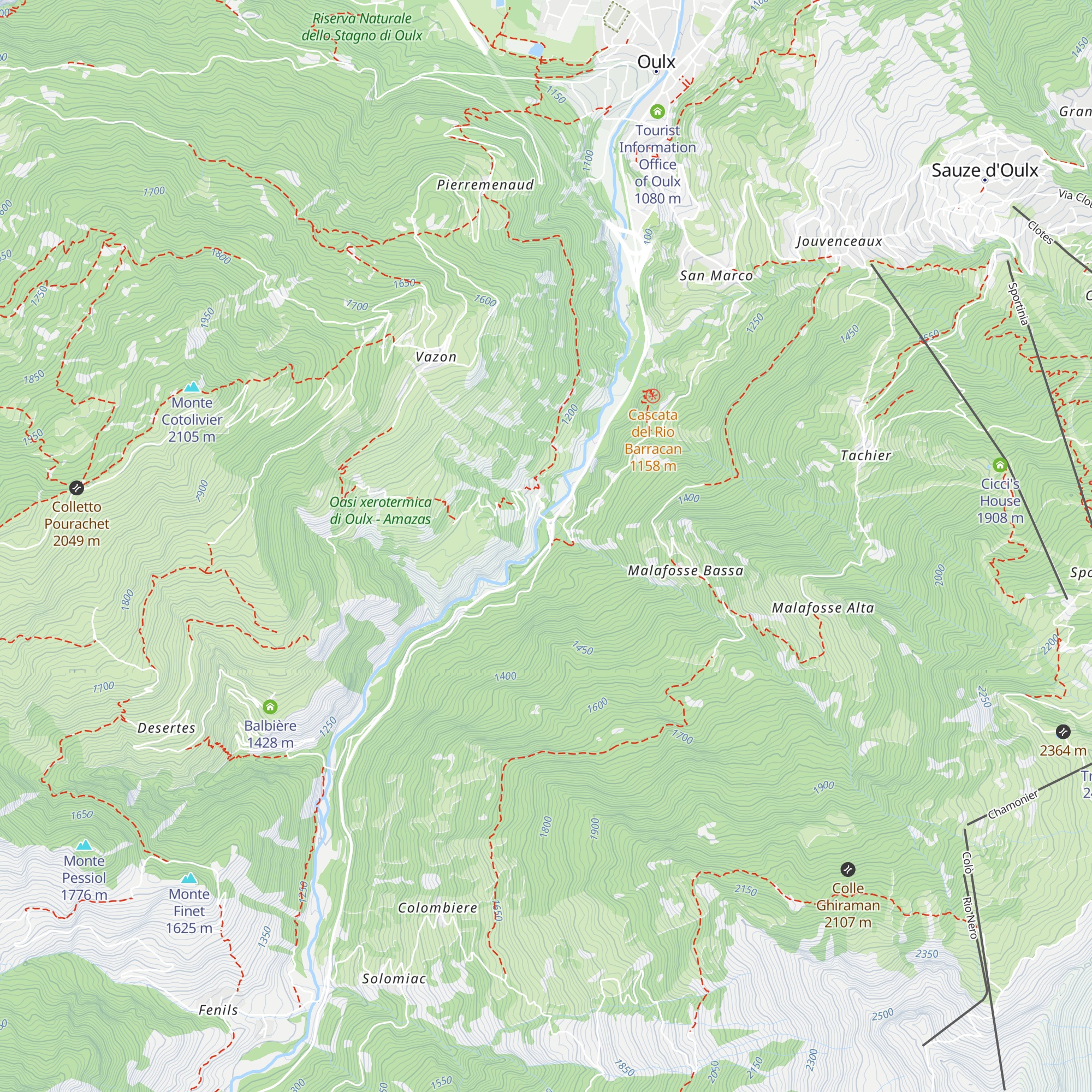 Rio Nero map