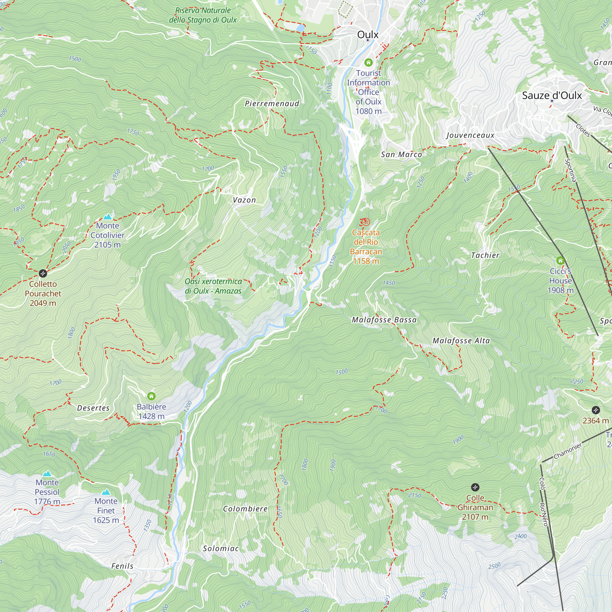 Rio Nero map